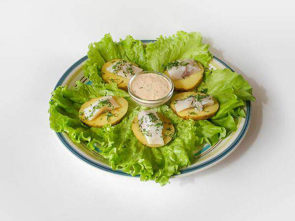 Брынза - Селедка с печеным картофелем