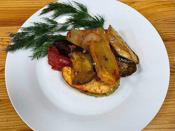 Тарелка - Овощи запеченные