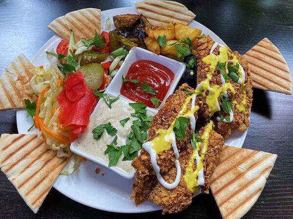 Go Vegan - Наггетсы на тарелке