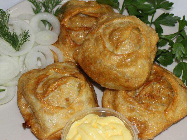 Мясо На Углях - Манты жареные