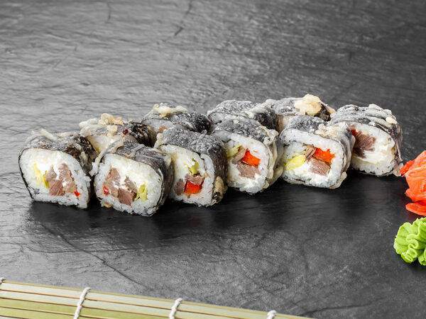 Япошка - Ролл Горячий с говядиной