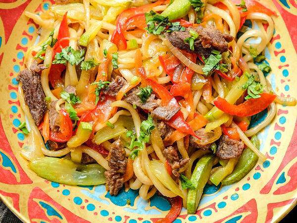 Али Баба - Жареный Лагман с говядиной