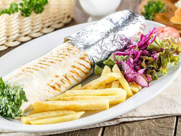 Дуду Кебаб Хауз - Дёнер в лаваше с картофелем фри