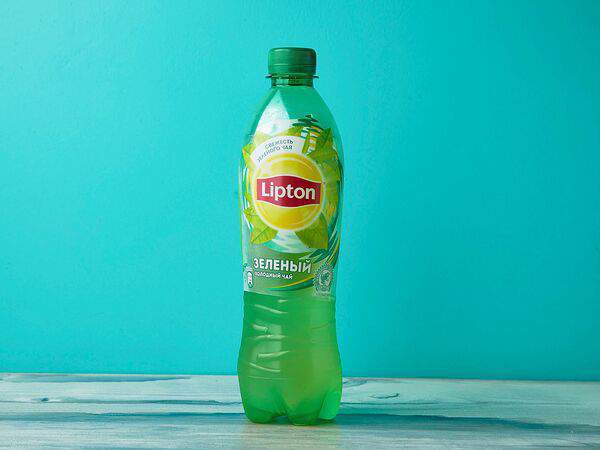 Сытый круассан - Холодный чай Lipton Зеленый