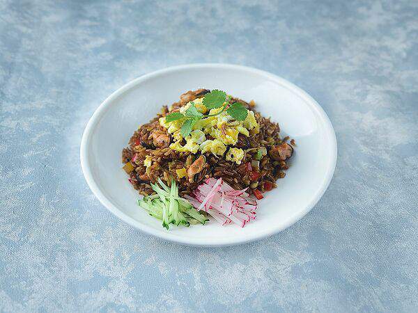 Umami Kitchen - Японский рис с мидиями, овощами и яйцом