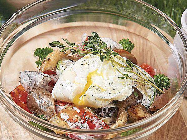 Grill grot - Печеные овощи под сметанным соусом