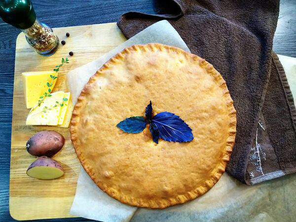 Домашняя пекарня - Осетинский пирог с картофелем и сыром