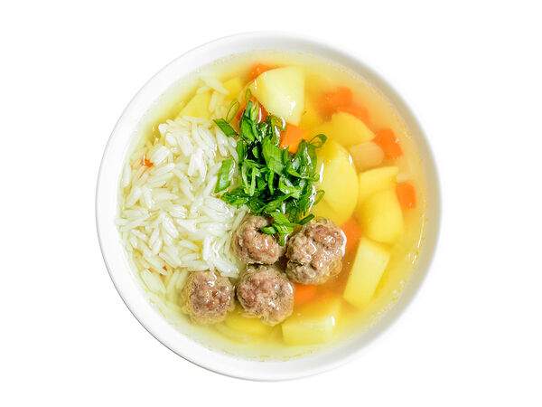 Мандарин - Рисовый с фрикадельками из телятины