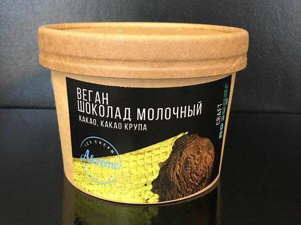 Alcreme Мороженое - Веган Молочный Шоколад