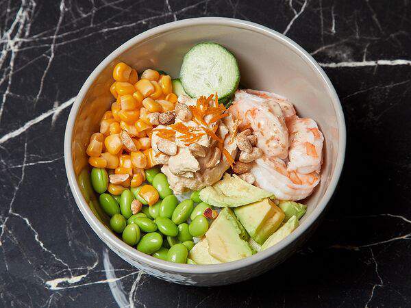 Изи - Поке с креветками макс