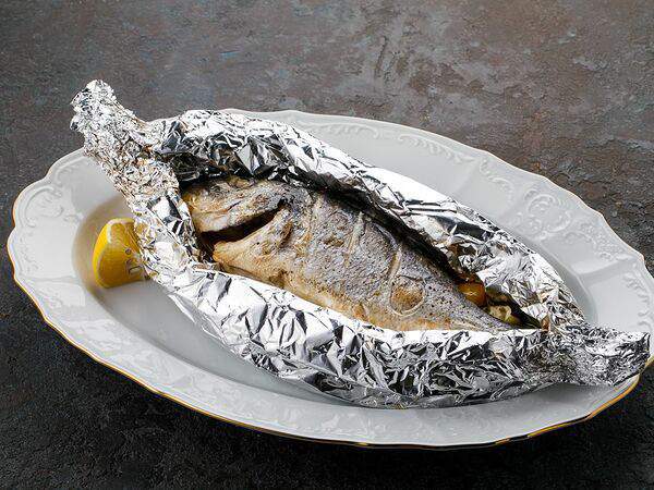 Ресторан Каре - Дорадо в фольге