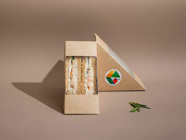 Greenbox - Нордический сэндвич с паштетом из лосося и трески