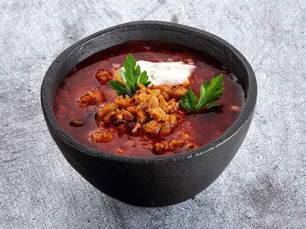 Теремок - Борщ с рубленым мясом