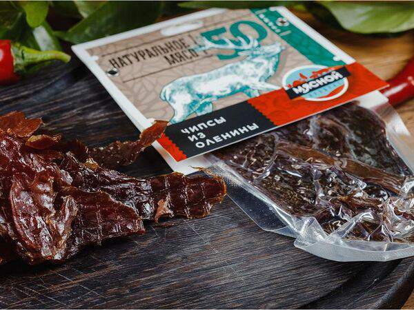 Пиноккио Djan - Мясные чипсы из оленины