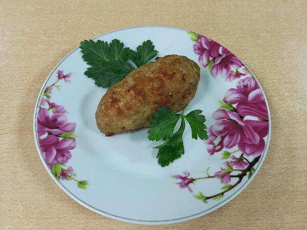 Обеды на Баррикадной - Зразы рубленые мясные с грибами и луком