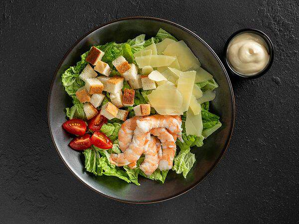 Okisushi - Салат Цезарь с Креветками