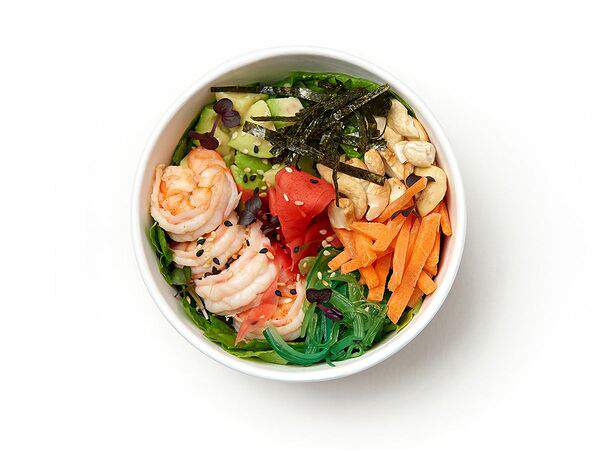 Бык Дэйли - Салат Боул с креветками