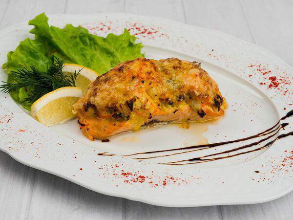 Аврора - Семга запеченная с овощами