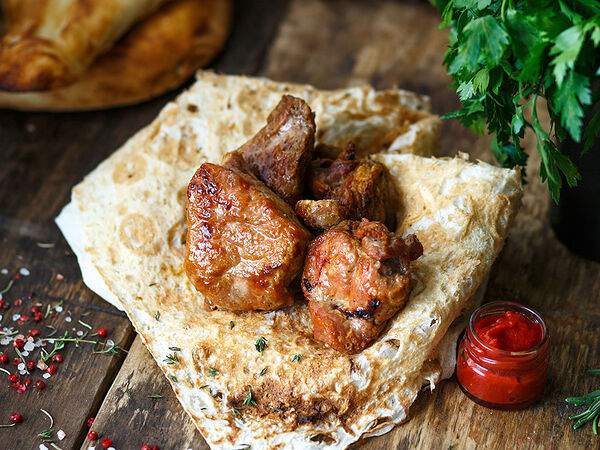 Домашний Вкус - Шашлык из cвинoй шейки
