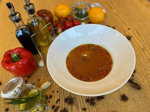 Июль - Томатный рыбный суп