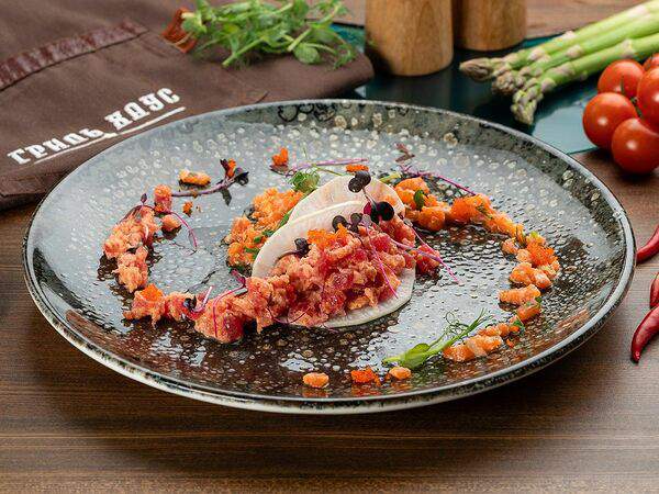 Прожарка - Тартар из двух видов рыбы