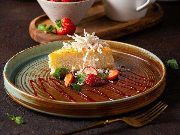 Абсолютъ - Чизкейк с ягодным соусом