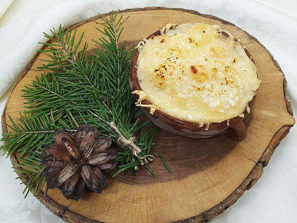 Васнецовъ - Жульен с грибным сбором