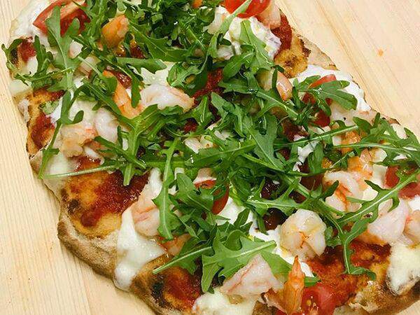 Веранда - Римская пиццаКреветки& Руккола