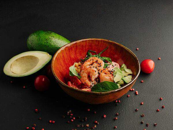Молодость Kitchen & Bar - Поке с креветками