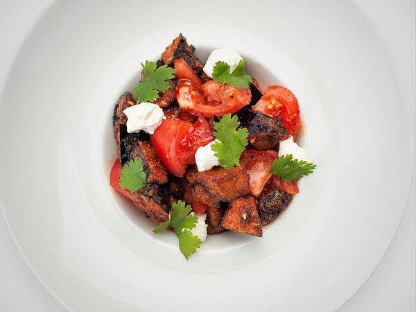 Da - Салат с хрустящими баклажанами