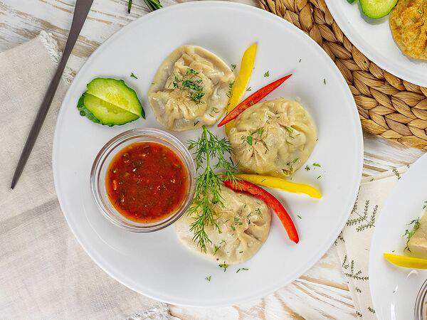 Маринад - Манты с курицей