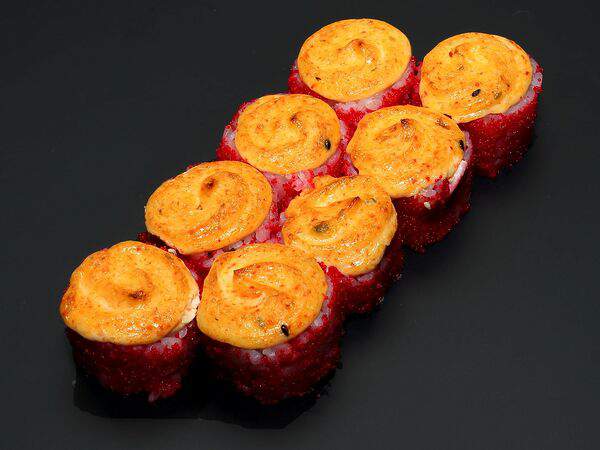 Total Sushi - Запеченный ролл с крабом острый