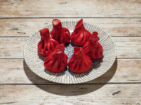 Дади - Хинкали с бараниной и говядиной в саперави