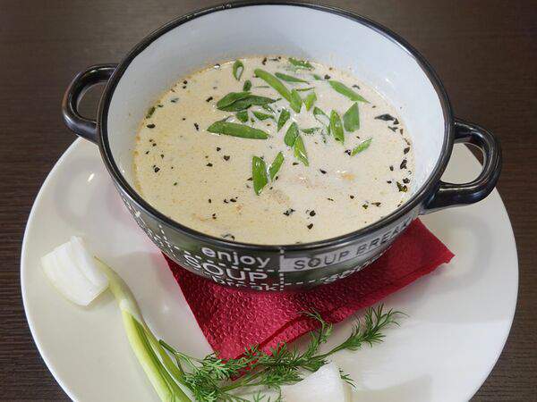 Семейное - Уха по-фински с лососем