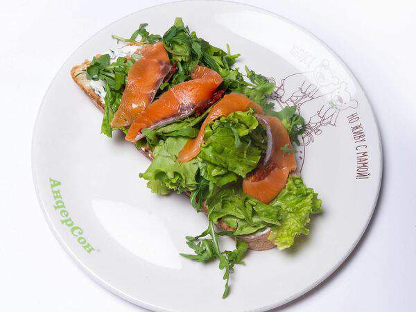 АндерСон - Брускетта с лососем