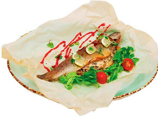 Белград Кафана - Речная форель с грибным соусом