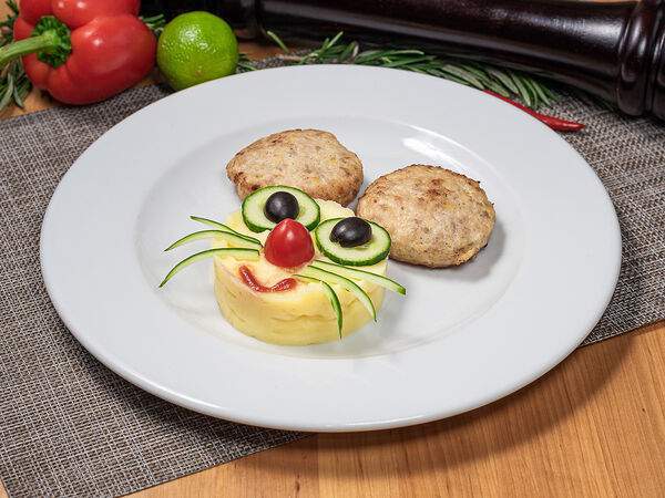 Ресторан Чеснок - Котлетки куриные Микки Маус