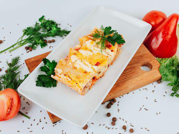 Русский аппетит - Лазанья с двумя соусами