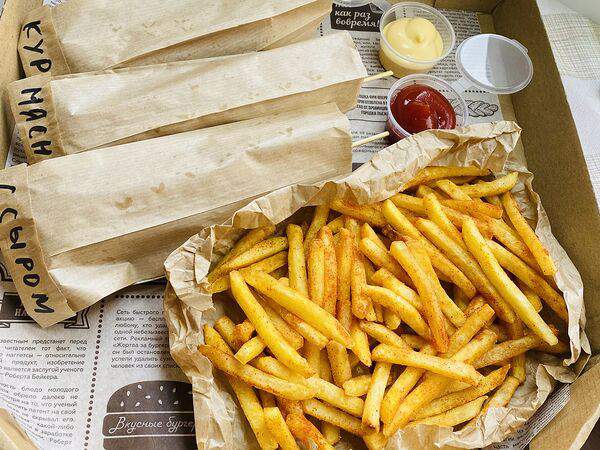 Вкусные корн доги - Корн-Бокс