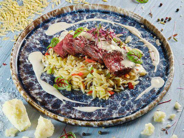 Мархаба - Паста ризони с вырезкой из телятины