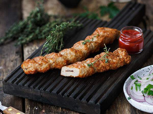 Домашний Вкус - Люля-кебаб из курицы