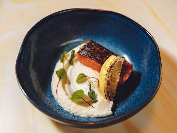 Blocknot - Стейк из сёмги с кремом из цветной капусты