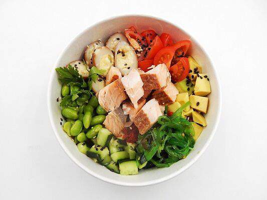 NoNamePizza - Поке с сёмгой горячего копчения