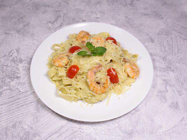 Rubikon - Феттуччине с креветками