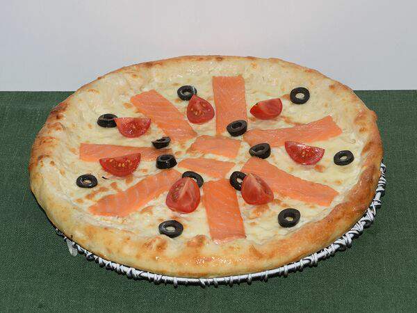 Едим дома - Пицца с лососем