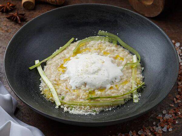 Fratelli - Ризотто с козьим сыром и спаржей