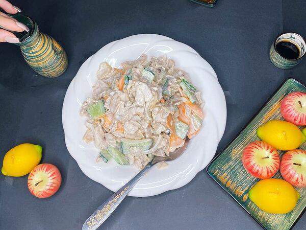 Лунзян - 022 / 2 Шампиньоны с курицей и майонезом
