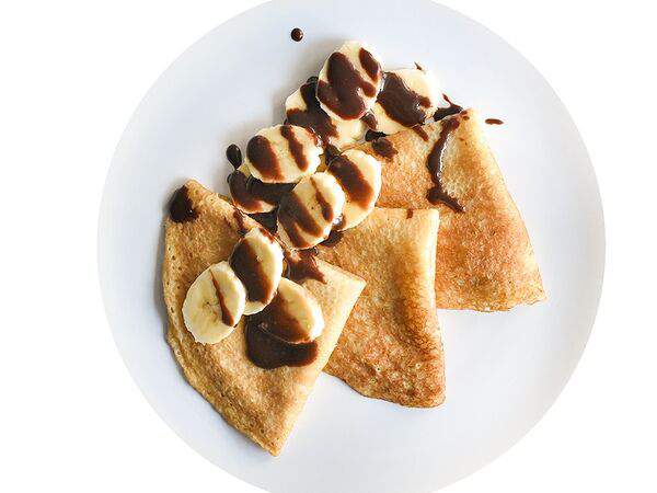 Дом еды - Блинчики с нутеллой и бананом