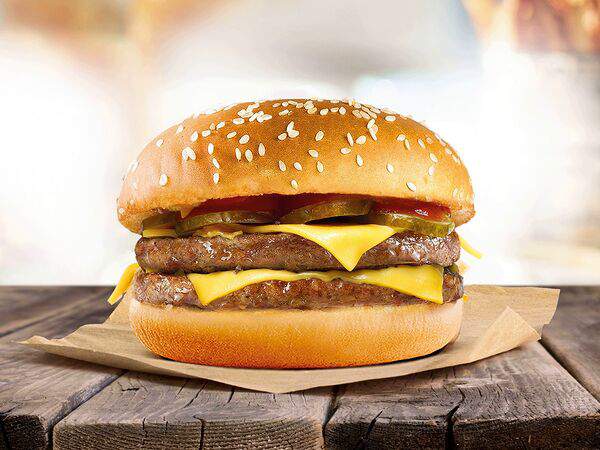 Papa Grill - Биг дабл Чизбургер