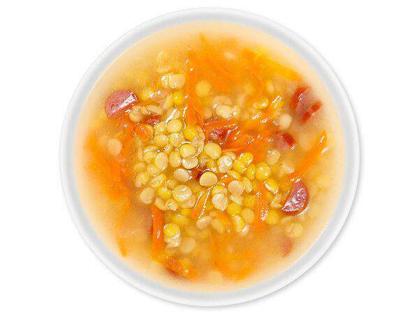 #СТОЛОВАЯ - Гороховый суп с ветчиной и колбасками